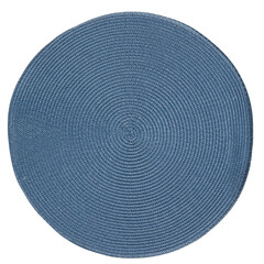 blue circle cloth cut out isolated transparent background