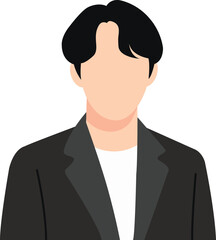 남자 인물 상체 프로필 