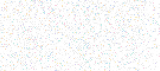 Digital technology background. Digital data dots gray pattern pixel background