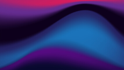 Gradient Wavy Abstract Background in Blue and Purple Tones