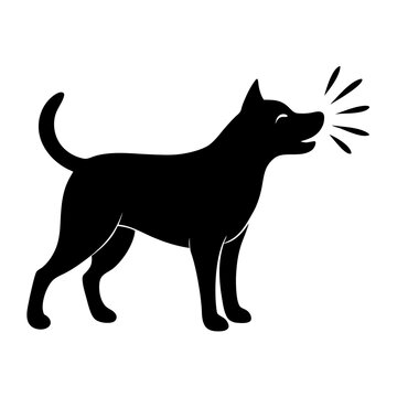 black cdog vector