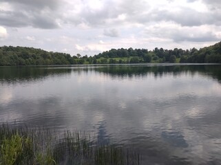 Dauner Maare in Germany, Volcanic lake
