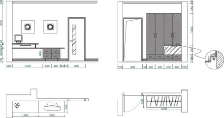 vector illustration of architectural design of interior furniture backdrop of modern residential room 