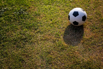Football On The Grass