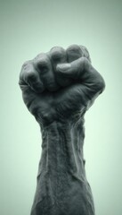 Close-up of a clenched fist