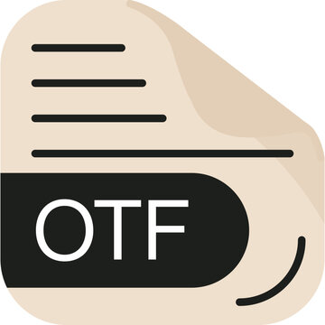 OTF File Format Icon