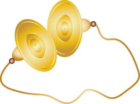 Bell Metal made Pair Of Manjira (Manjeera/Taala)