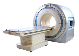 MRI Scanner isolated on white background