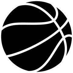 classic basketball ball sport equipment solid or symbol icon