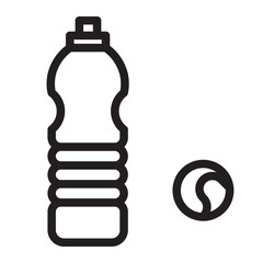 water bottle Line Icon