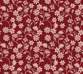 Japanese Cute Sweet Bouquet Vector Seamless Pattern