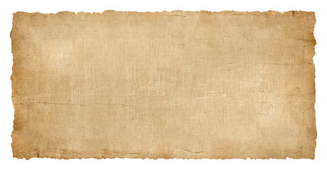 Vintage ancient worn paper texture, old paper or parchment background . Old vintage paper, parchment, canvas or manuscript. Background texture of torn antique paper. Blank page of worn ancient book . 