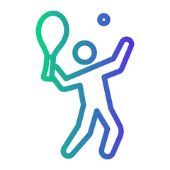serve Line Gradient Icon