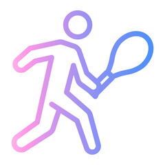 training Line Gradient Icon