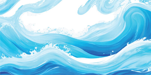 Abstract Blue Watercolor Background with Smooth Flowing Textures and Light Transparent Brush Strokes for Modern Design Projects. Transparent abstract soft green and blue abstract water color 