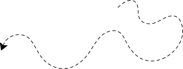 Arrow dashed line element