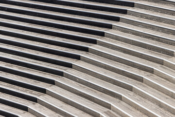 Background of wooden stair in row pattern