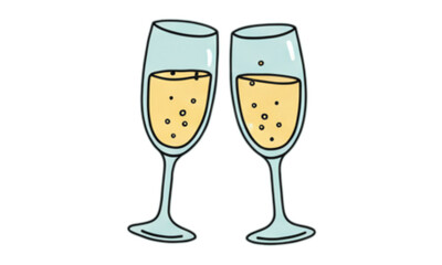 glass of champagne