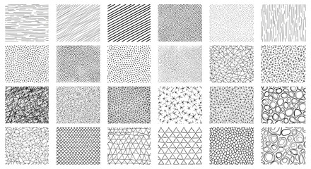 Abstract Texture Collection of Black and White Backgrounds for Different Design Purposes
