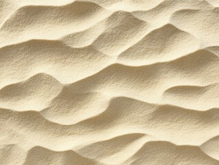 Textured Sand Surface with Natural Waves and Soft Undulations