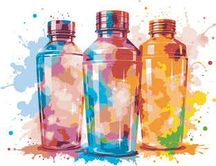 bottles of water