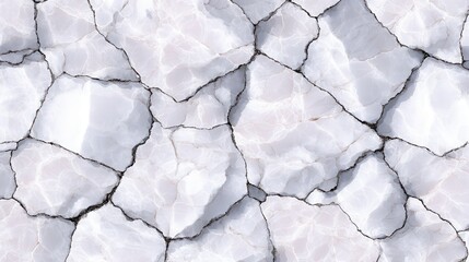 Seamless pattern of bright luxury white marble wall texture, generative ai.