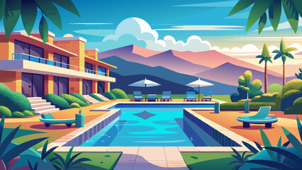 Luxury Villa with Stunning Mountain Views and Pool