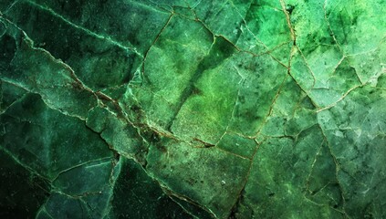 green marble background, cracked glass texture, high resolution.