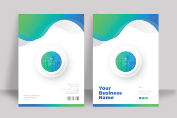 Corporate Book Cover Design Template in A4. Can be adapt to Brochure, Annual Report, Magazine, Poster, Business Presentation, Portfolio, Flyer, Banner, Website.