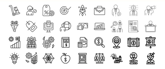 Business and Finance Icons: A Comprehensive Collection for Marketing and Strategy