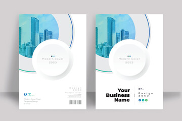 Corporate Book Cover Design Template in A4. Can be adapt to Brochure, Annual Report, Magazine, Poster, Business Presentation, Portfolio, Flyer, Banner, Website.