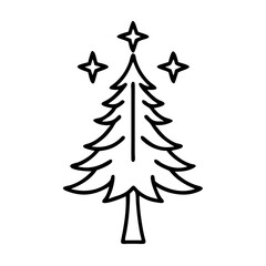 A mighty redwood tree, so tall that its upper branches are scraping stars from the night sky.