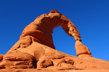 Delicate Arch in Arches National Park of Utah