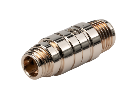 Electronic connectors with metallic shine and clarity