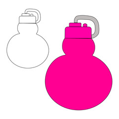 Drink bottle icon set in flat style, featuring water, soda, juice, and energy drink bottles. Ideal for UI, apps, infographics, and packaging. Clean, modern, and scalable vector design.