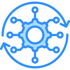 Obraz premium Digital Operations Icon
