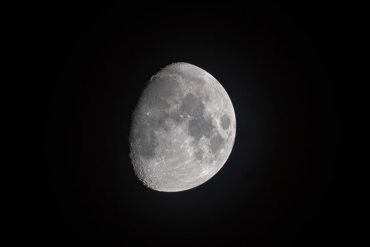 moon in the night sky