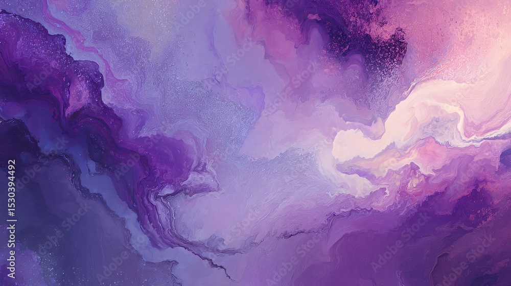 Poster abstract purple swirl creates a dreamy, ethereal background with dynamic movement and soft light.