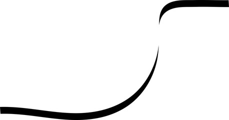 Set of ribbon shadow. Decoration for holiday, new year