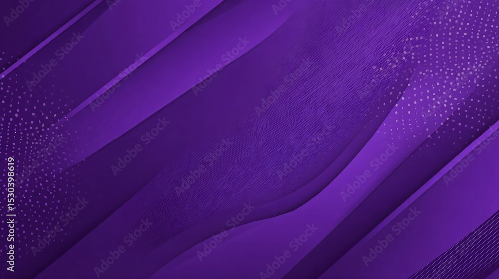 Poster a layered purple abstract with soft geometric shapes and halftone texture creates depth