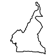 map of Cameroon line