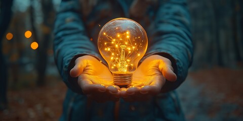 Caring hands showing idea mockup creativity innovation inspiration brainstorming teamwork collaboration AI generated art