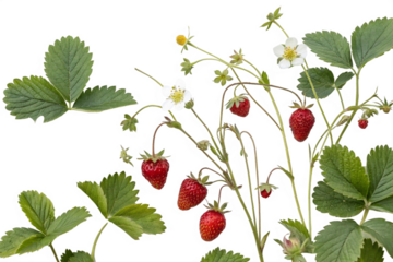 wild strawberry on a branch