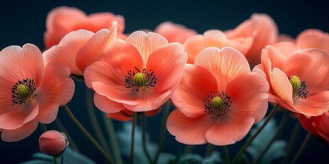 Coly flowers concept art with detailed visuals, rich colors, high quality design, perfect for presentations and creative mockups, AI generated art