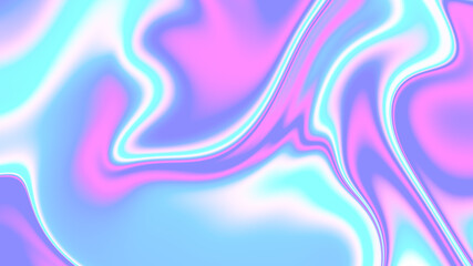 Colorful Fluid Marble Abstract Background – Vibrant Neon Gradient Texture, Holographic 