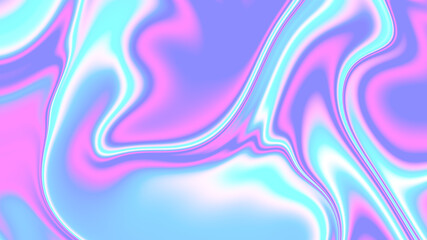 Colorful Fluid Marble Abstract Background – Vibrant Neon Gradient Texture, Holographic 
