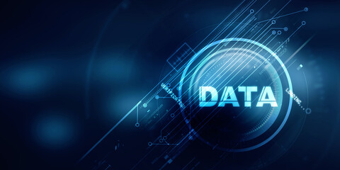 2d illustration Data against white abstract angular design