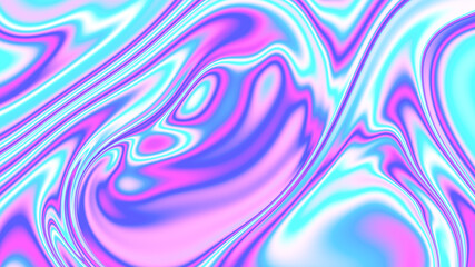 Holographic Swirls – Abstract Liquid Gradient Background