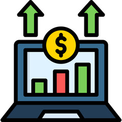 Online Revenue Icon