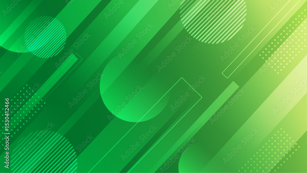 Poster abstract green background design layout design